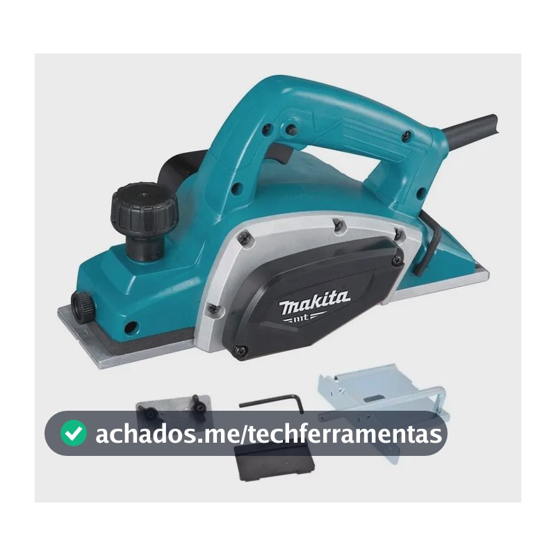 Makita Plaina Elétrica Profissional 82mm 580 Watts M1902b-p Cor Azul