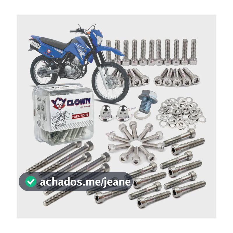 Clown Kit Parafuso Motor Allen Inox Lander 250 2007 2018 Y9i
