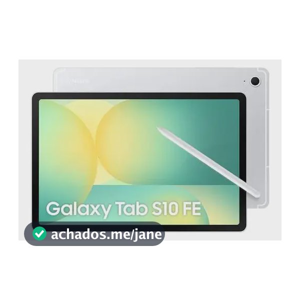 Samsung Galaxy Tab S10 Fe Wifi 128gb Tela 10,9'' 90hz Prata Prateado