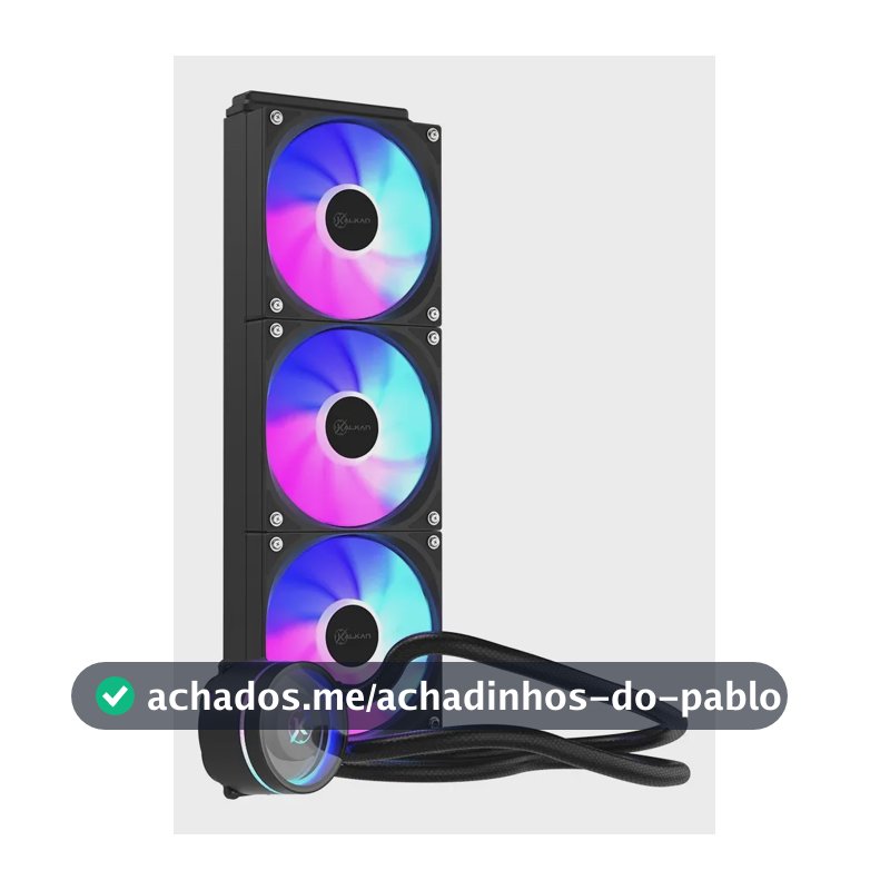 Water Cooler Kalkan Aura Lite 360mm Argb Preto