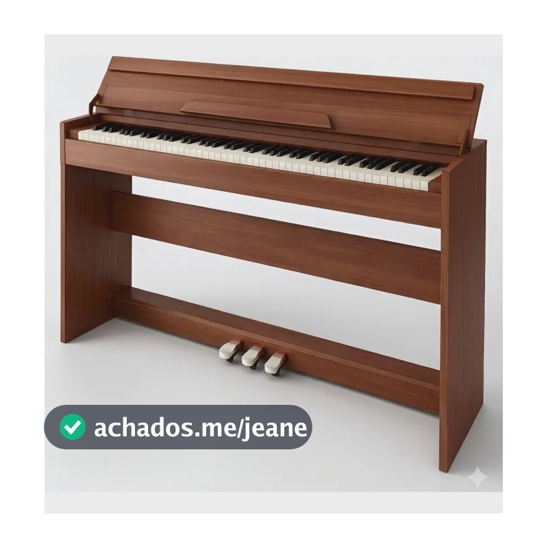 Piano Digital Tomate 88 Teclas Profissional C/pedal Triplo Marrom