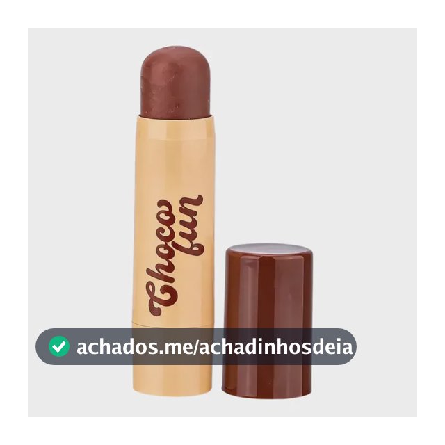 Contorno Facial Em Bastão Stick Choco Fun Fenzza Cremoso