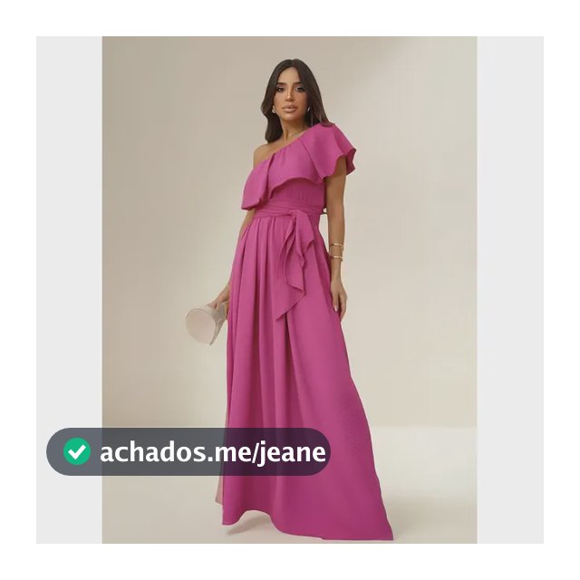 Vestido Longo Festa Mula Manca Babado Madrinha Soltinho