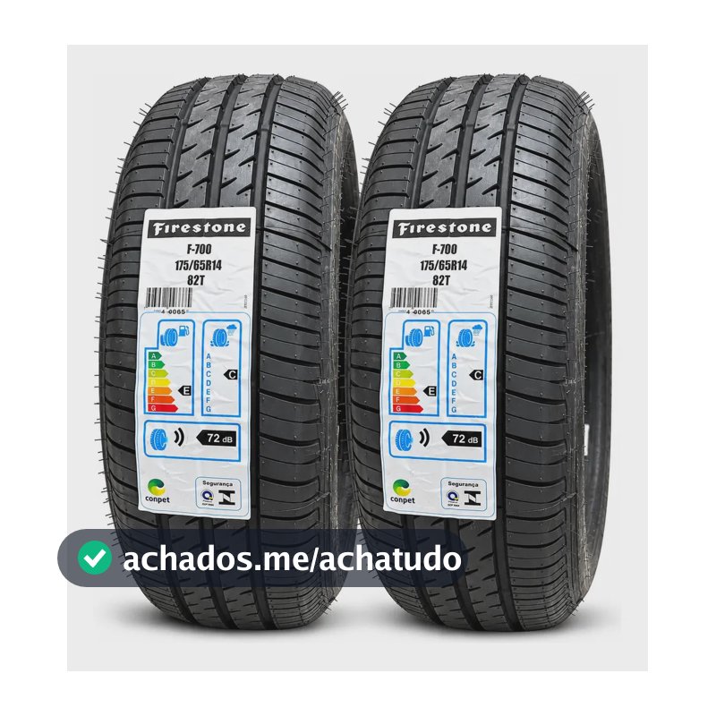 Kit 2 Pneus Firestone F700 175/65R14 82T aro 14