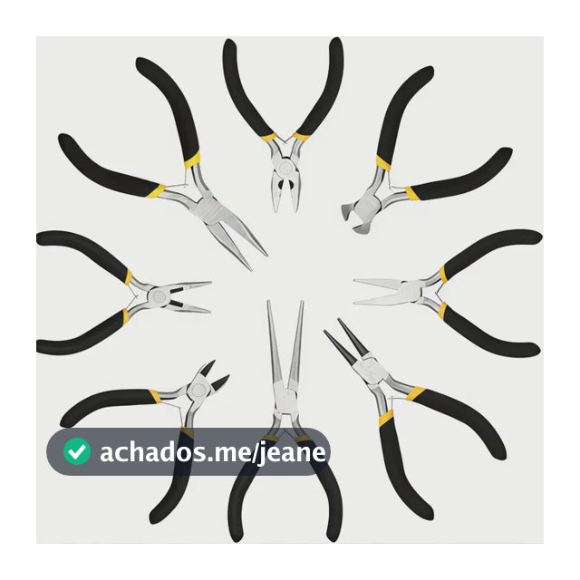 Kit 8 Jogo De Alicates Corte Eletrônico Artesanato Alicate