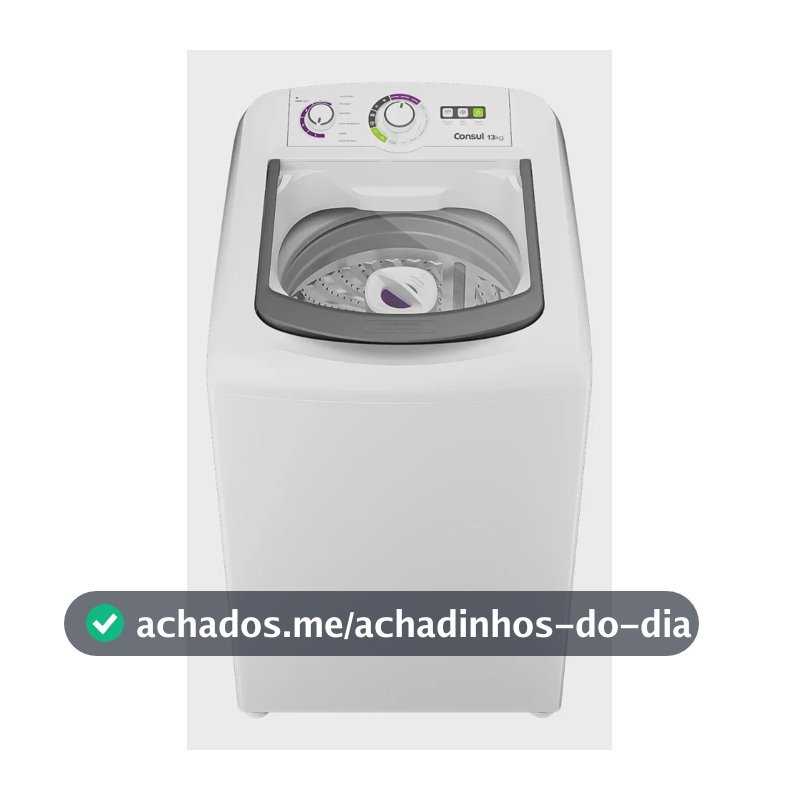 Máquina de Lavar Consul 13Kg Branca Ciclo Edredom - CWH13AB