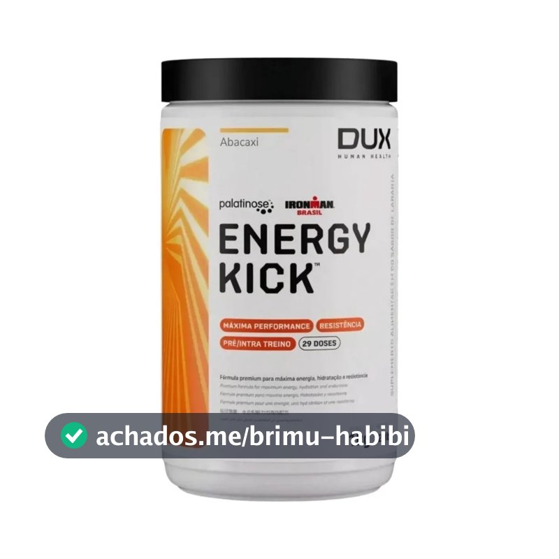 Energy Kick Xtamina Sem Cafeina 1kg Dux Nutrition Sabor Abacaxi
