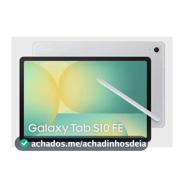 Samsung Galaxy Tab S10 Fe Wifi 128gb Tela 10,9'' 90hz Prata Prateado