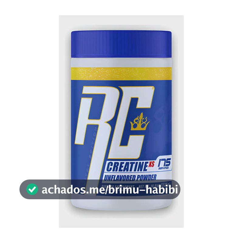 Creatina Monohidratada 100% Pura Ronnie Coleman Sem Sabor 525g