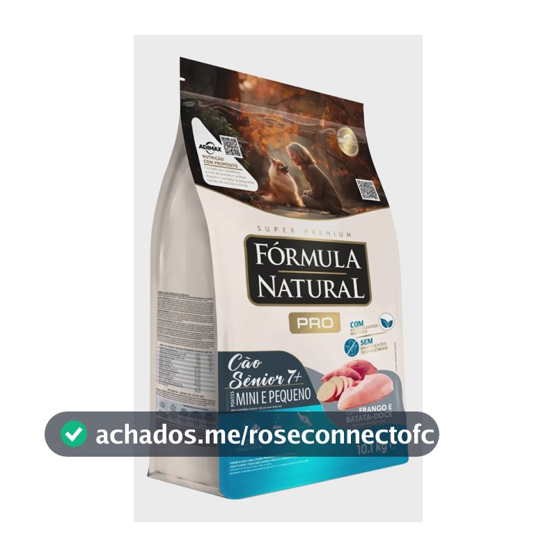 Ração Fórmula Natural Pro Cães Sênior 7+ Mini Pequeno 10,1kg