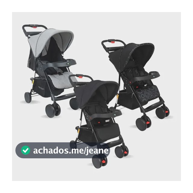 Carrinho De Bebê Passeio Allday Modo Berço Maxi Baby