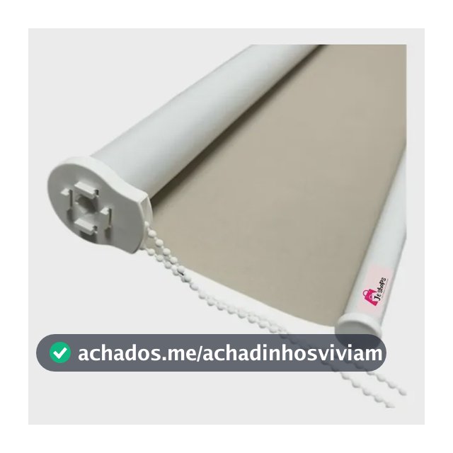 Cortina Rolo Blackout Quarto/sala 1,60x1,60 0% Luz