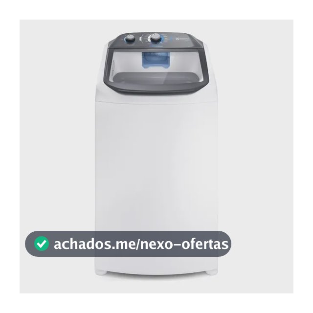 Máquina de Lavar Electrolux 13kg Cesto Inox LDA13 Branco