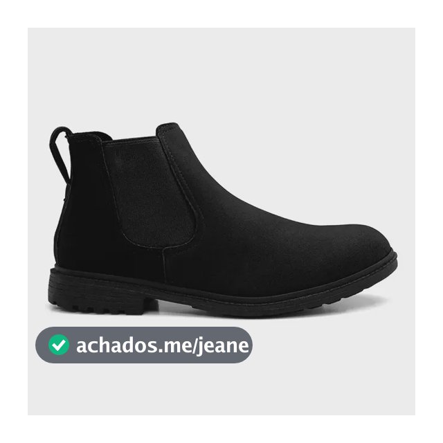 Bota Botina Chelsea Masculina Em Camurça