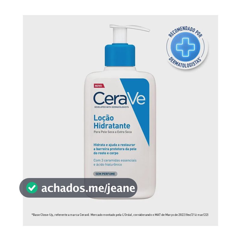 Loção Hidratante Para Pele Seca A Extra Seca 340ml Cerave