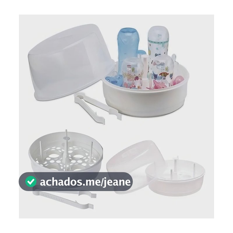 Esterilizador De Mamadeira Micro-ondas A Vapor Bebê Neopan 1
