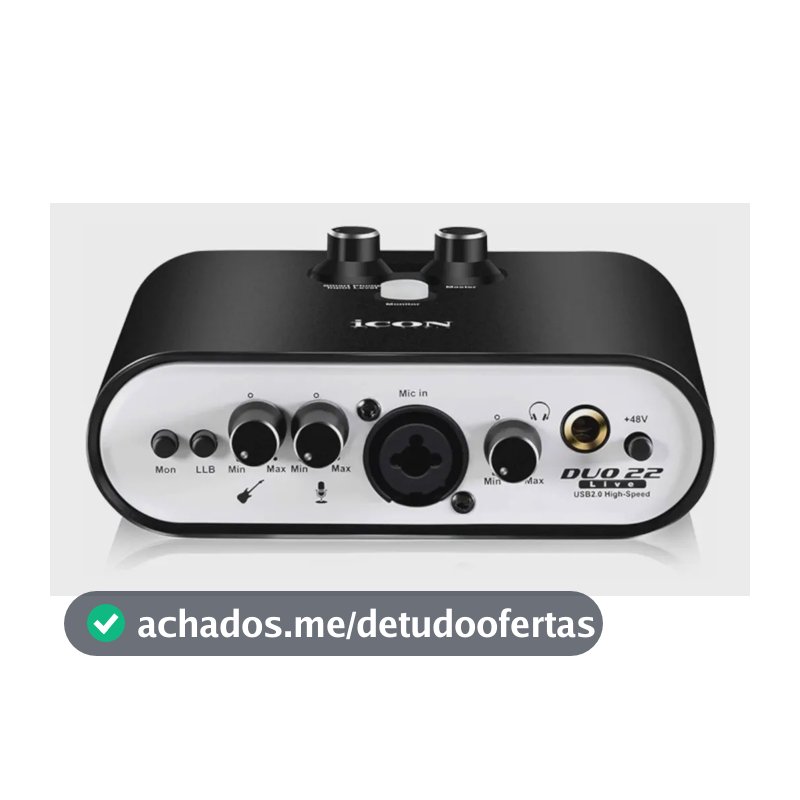 INTERFACE AUDIO 2C ICON DUO22LIVE 24BITS 192KHZ