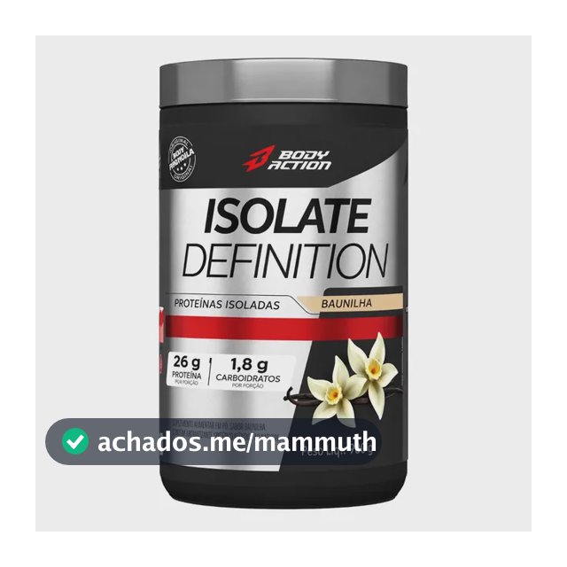 Whey Isolado Proteína 100% Isolada 900g Body Zero Açúcar