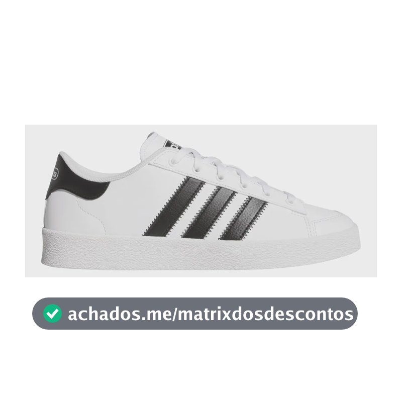 Tênis Masculino E Feminino Jump Hook adidas Branco Liso 41 Br
