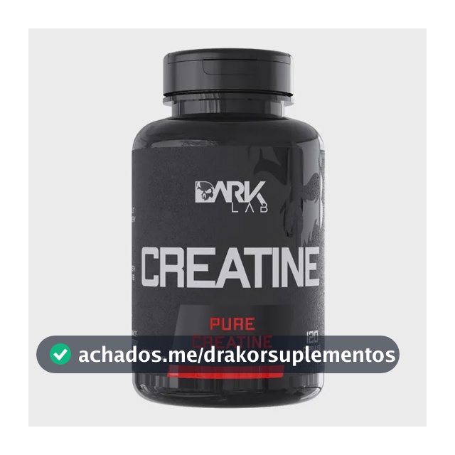 Creatina Dark Lab Premium em cápsula Sem sabor de 120 un