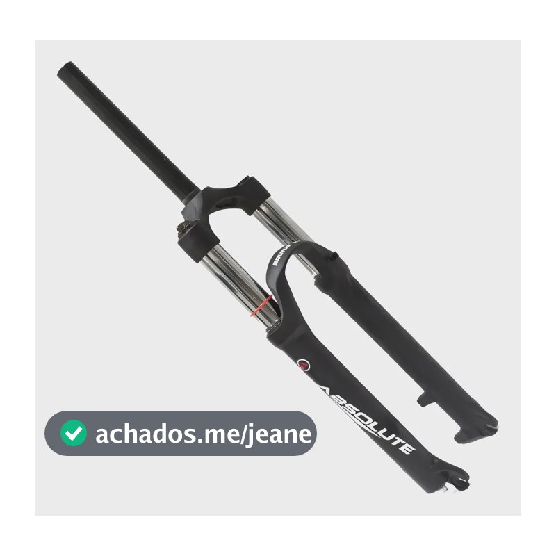 Garfo Suspensão Bicicleta Aro 26 Absolute Brutus Dj Disco Fr Preto