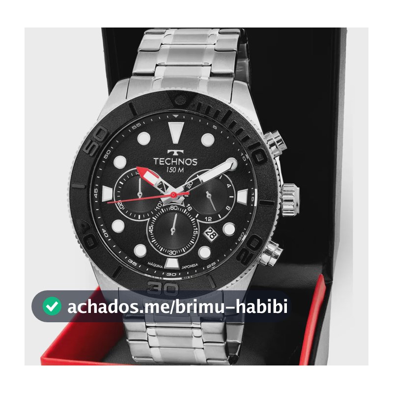 Relógio Technos Masculino Acqua Troca Pulseira Js25bcj/t1p