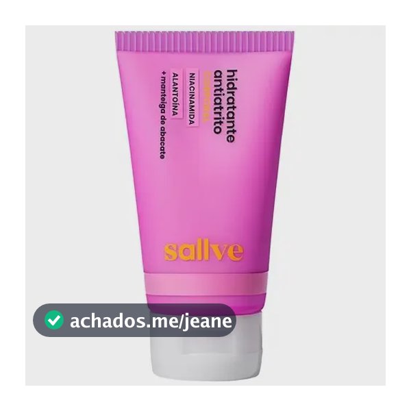 Hidratante Antiatrito Corporal Niacinamida Alantoína 150g Sallve