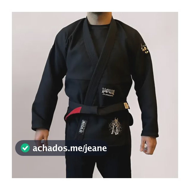 Kimono Vouk Tyg Jiu Jitsu De Rua Trançado + Bolsa De Brinde