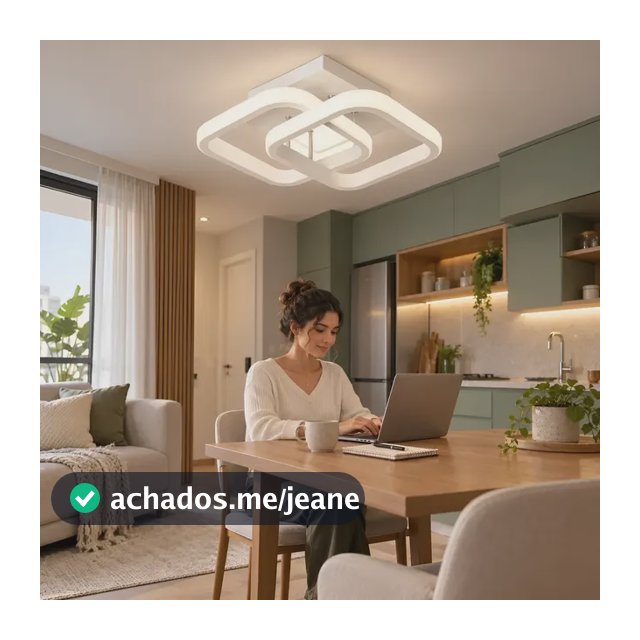Luminária De Teto Led Para Banheiro Preta 24x20x12,5cm