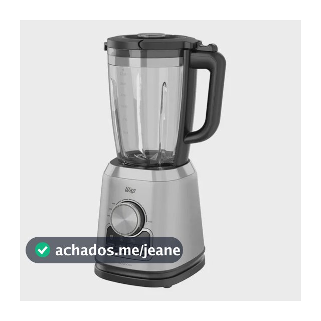 Liquidificador Com Copo De Vidro Wap Wb2000 2l 900w Cor Cinza