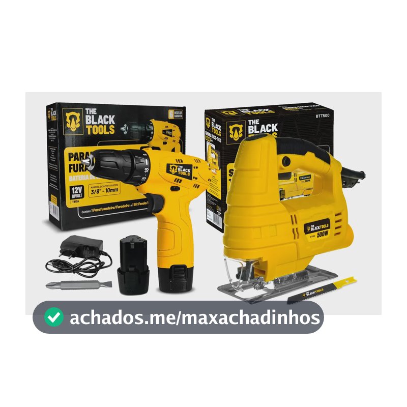 Serra Tico Tico 500w Com Lamina + Parafusadeira 12v Sem Fio 110v/220v