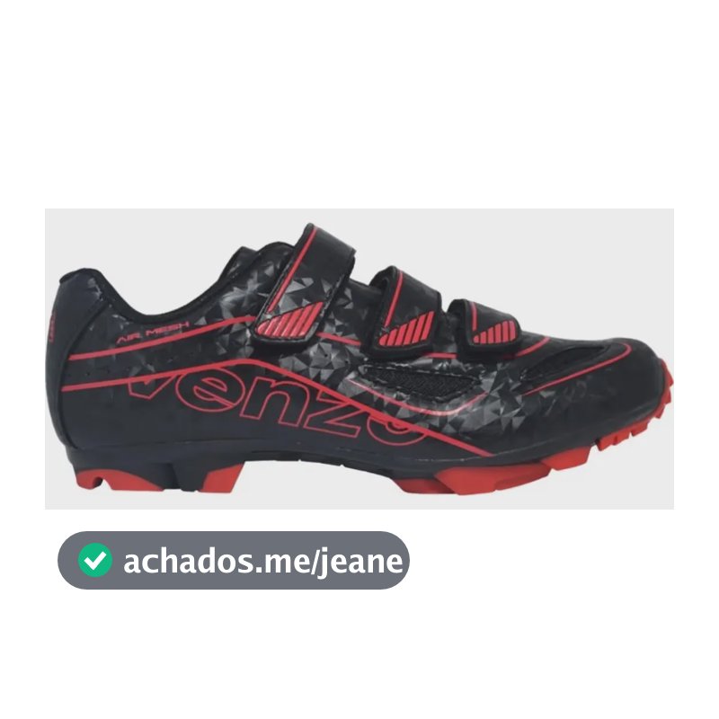 Sapatilha Ciclismo Bike Mtb Venzo Vsx Evo Vermelho Liso 42 (brasil)