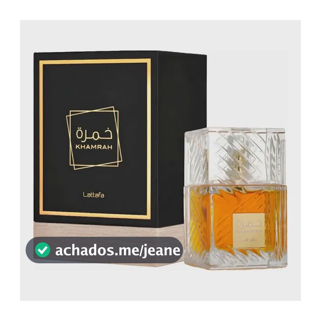 Perfume Khamrah De Lattafa Eau De Parfum 100 Ml Unisex Perfume Árabe Original