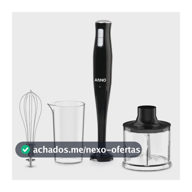 Mixer Arno Turbomix Pro 3 Em 1 Cor Preto 127v Mx31