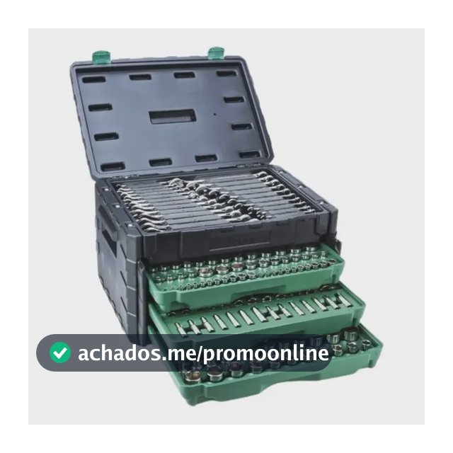 Jogo De Ferramentas Sata 3 Gav 213pcs St09512u cor preto