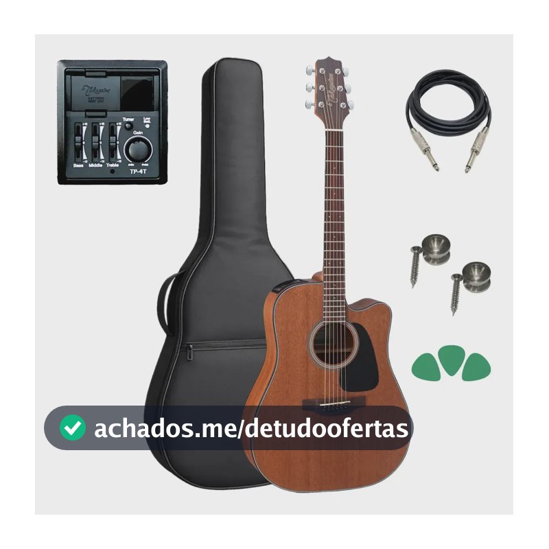 Violão Takamine Folk Elétrico Gd11 Mce Acetinado + Capa Luxoviolão Takamine Folk Elétrico Gd11 Mce Acetinado + Capa Luxo