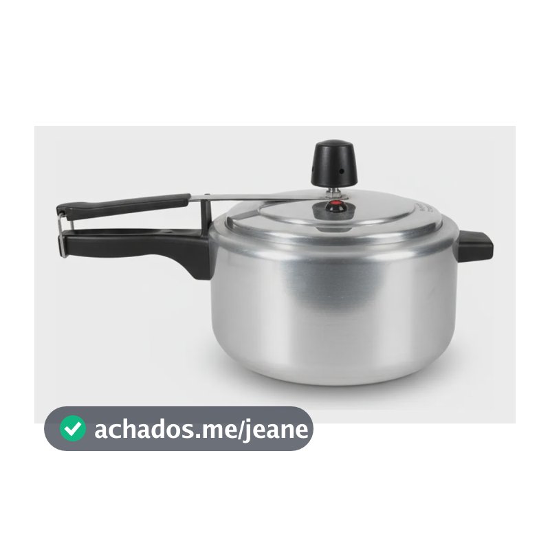 Panela De Pressao Pressão 3l Aluminio Polido Colombo Cinza