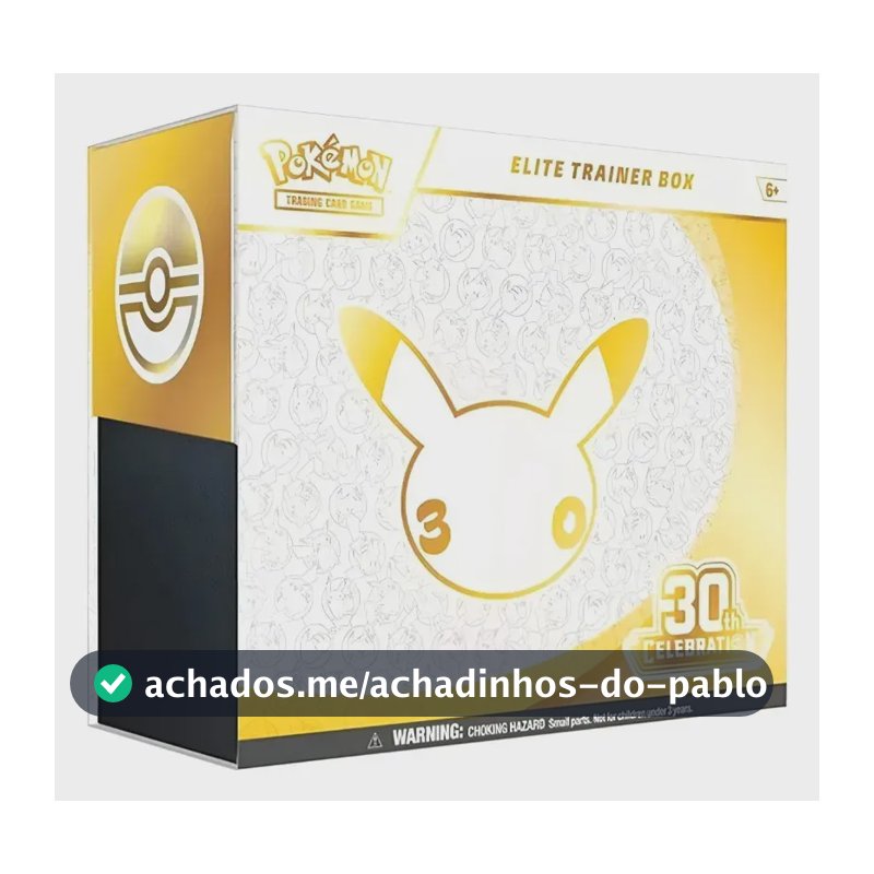 Pokemon Elite Trainer Box 30th Celebration Ingles 30 Anos