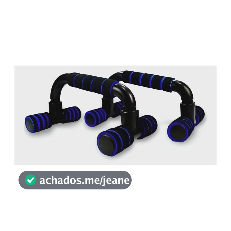Barra Apoio Flexão Ergonômica MBFit Resistência e Estabilidade