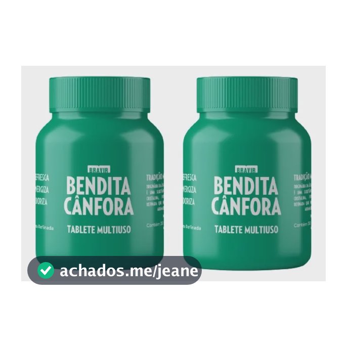 Bendita Cânfora Pote Com 30 Kit Com 2
