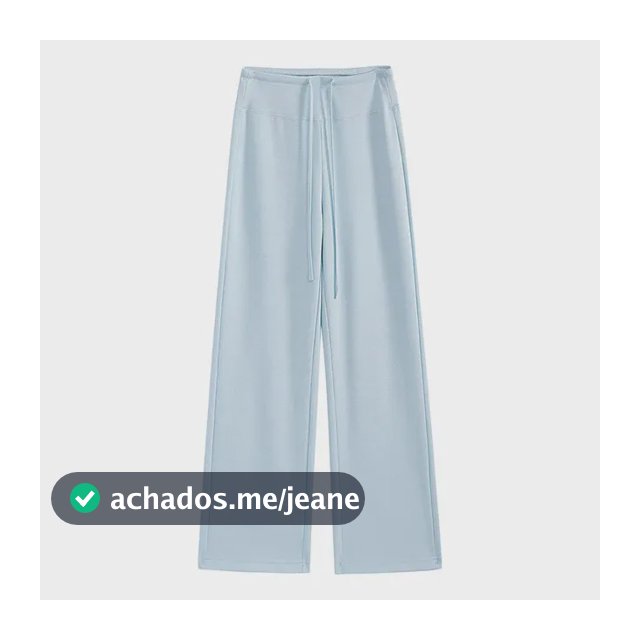 Calça Yoga Feminina Cintura Alta Larga Leve