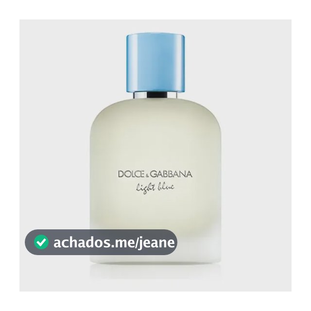 Dolce & Gabbana Light Blue Pour Homme EDT Perfume Masculino 100ml