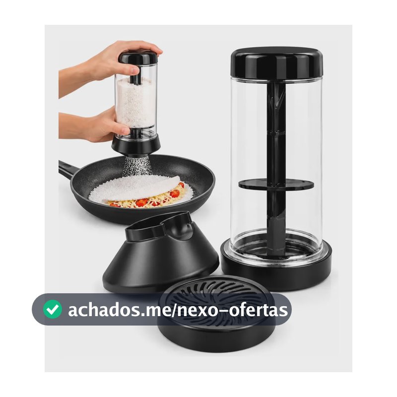 Tapioqueira Polvilhador Com Peneira Dosador De Tapioca Beju e Crepioca