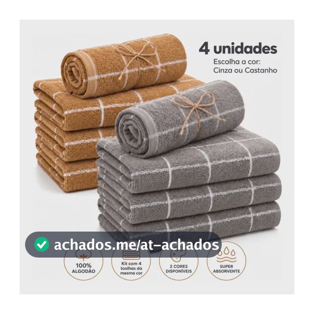 Kit 4 Panos De Prato Atoalhado Felpudo 100% Algodão Copa