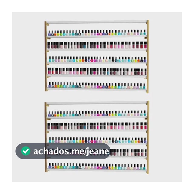 Nicho Organizador Expositor Para Esmaltes 5 Prateleiras