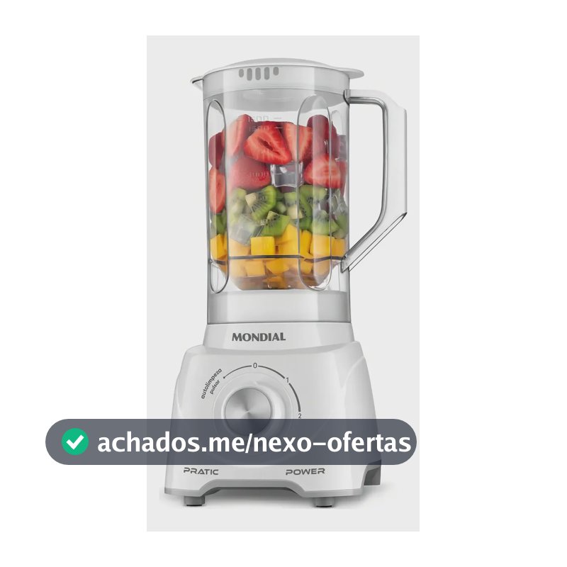 Liquidificador Pratic Power Mondial 550W L-97-W
