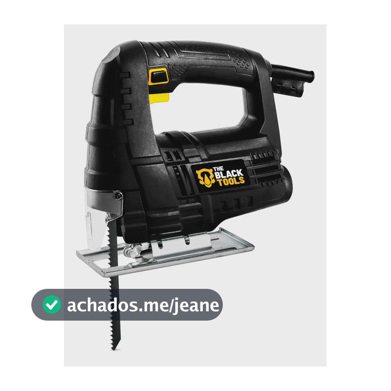 Serra Tico Tico Profissional 500w 3000 Gpm Lâmina E Protetor Bst500 The Black Tools