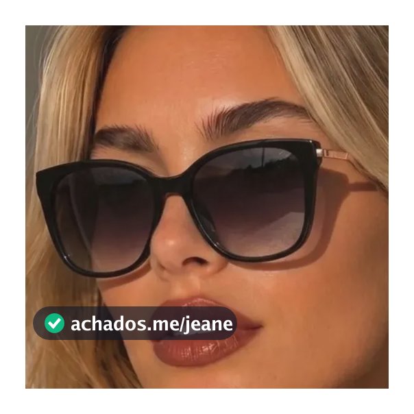 Óculos De Sol Quadrado Arredondado Elegante Feminino Uv400