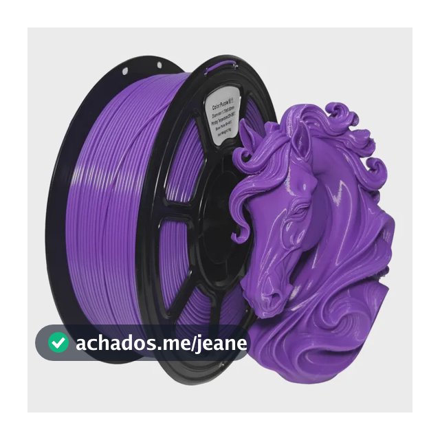 Filamento Pla 1,75mm Material Para Impressão 3d Violeta