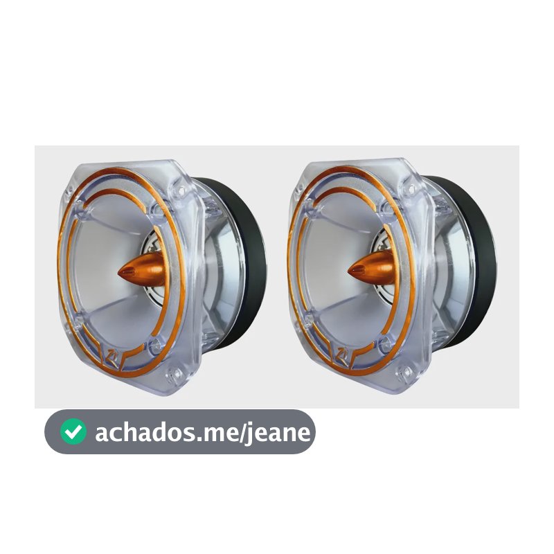 Kit 2 Drive Z1 Zetta Audio Dtz300 Acrílico/dourado 8 Ohms Dourado
